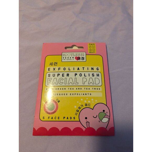 Spotless Exfoliating Super Polish Facial Pads With Green Tea & Tea Tree - Picture 1 of 2